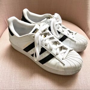 Adidas Superstar Black and White Size 7.5